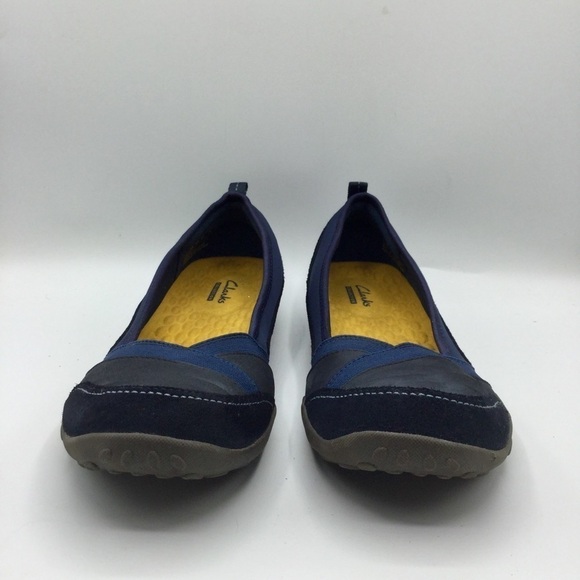 Clarks Blue and Gray Flats - Picture 3 of 13